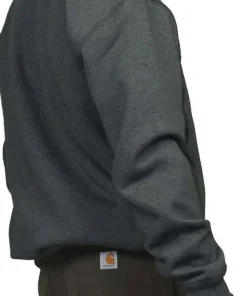 Carhartt Men's Midweight Crewneck Sweatshirt Carbon Heather