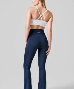 Hot Casall Women's Flare High Waist Pant Core Blue