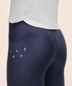 Hot Casall Women's Pure Pocket High Waist Tights Core Blue