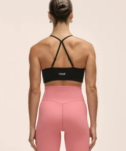 Casall Women's Sleek Strappy Sports Bra Black