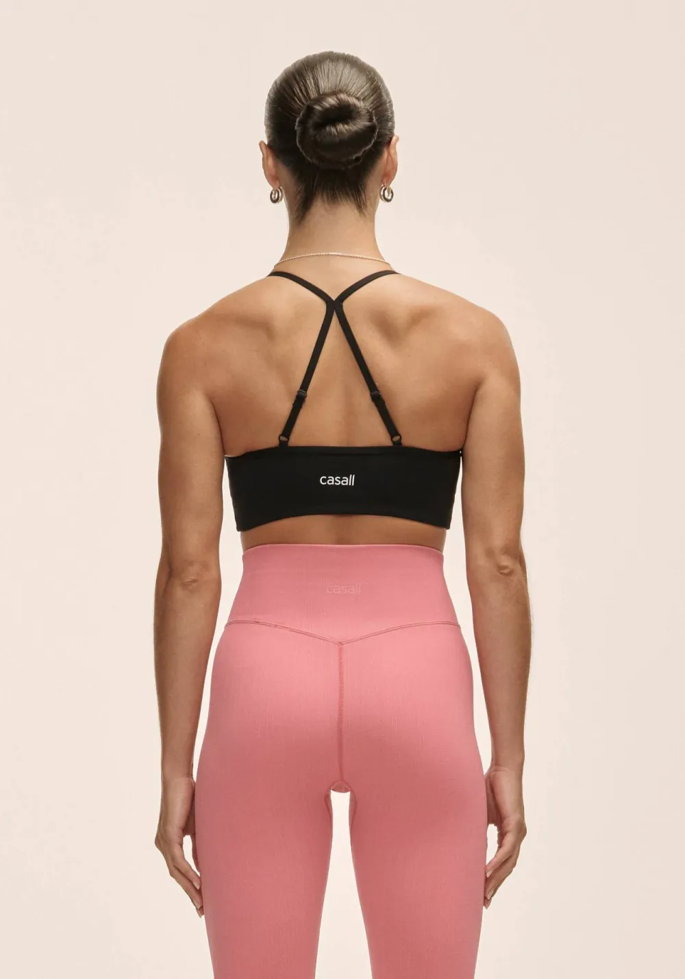 Casall Women's Sleek Strappy Sports Bra Black