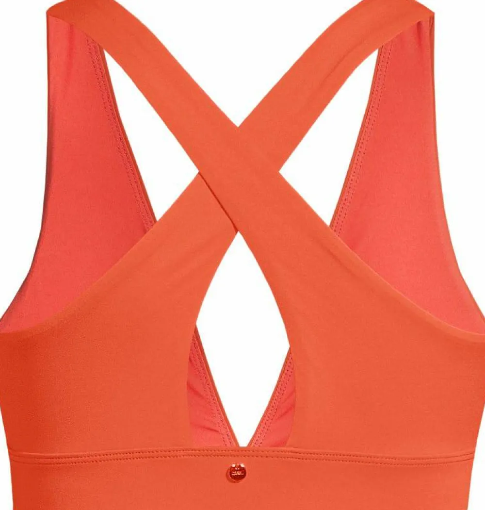 Clearance Casall Women's V-Neck Crossback Bikini Top Sunrise
