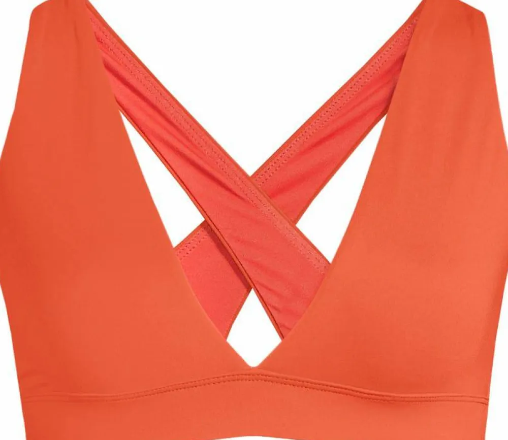 Clearance Casall Women's V-Neck Crossback Bikini Top Sunrise