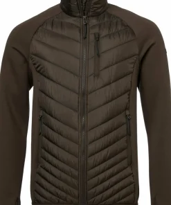 Sale Chevalier Men's Hunter Hybrid Jacket Leather Brown