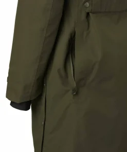 New Chevalier Women's Fractus Chevalite Rain Coat Tobacco Green