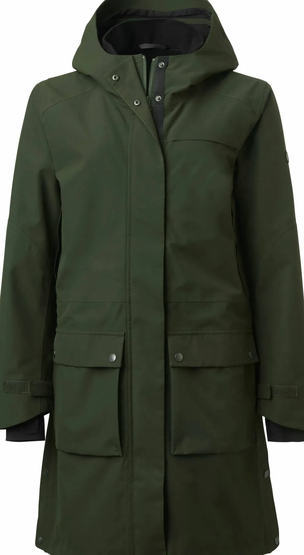New Chevalier Women's Fractus Chevalite Rain Coat Tobacco Green