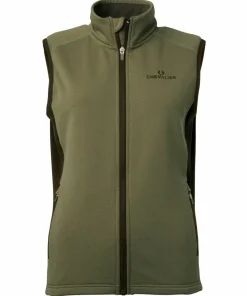 Outlet Chevalier Women's Lenzie Fleece Vest Tobacco/brown