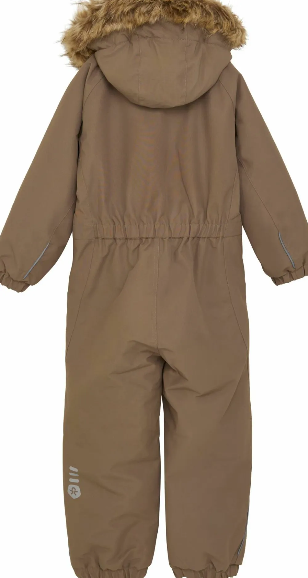 Hot Color Kids Kids' Coverall With Fake Fur Fossil