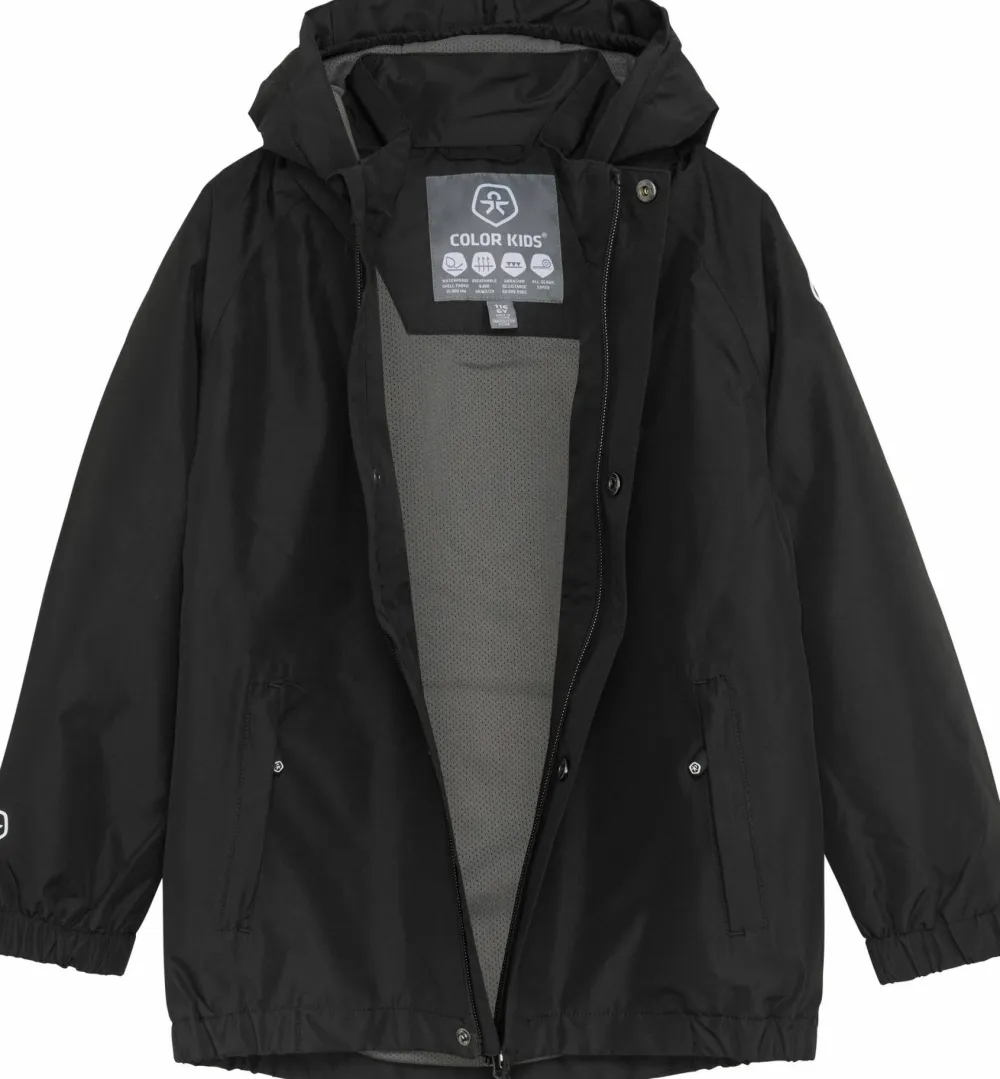 Best Color Kids Kids' Shell Jacket Black