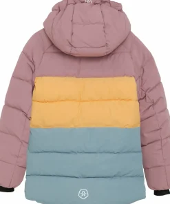 Hot Color Kids Kids' Ski Jacket Quilt & Colorblock Woodrose