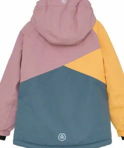 New Color Kids Kids' Ski Jacket Colorblock Woodrose