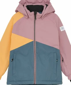 New Color Kids Kids' Ski Jacket Colorblock Woodrose