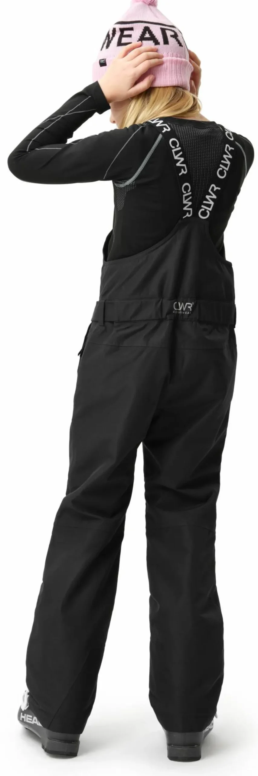 Best ColourWear Juniors' Slash Bib Pants Black