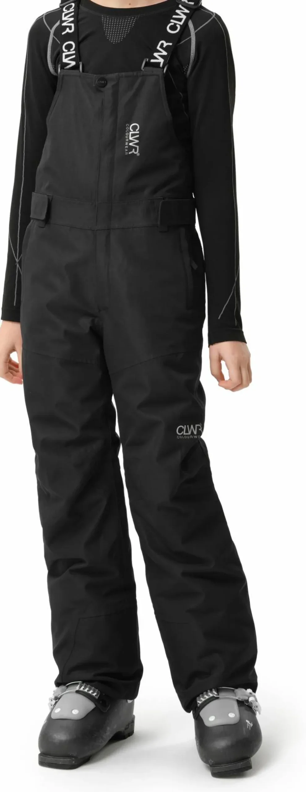 Best ColourWear Juniors' Slash Bib Pants Black