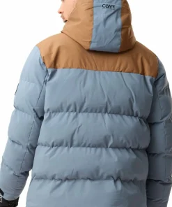 New ColourWear Men's Pole Jacket Grey Blue