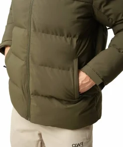 Sale ColourWear Men's Pole Jacket Dark Olive
