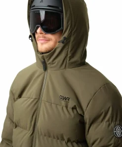 Sale ColourWear Men's Pole Jacket Dark Olive