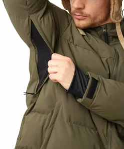 Sale ColourWear Men's Pole Jacket Dark Olive