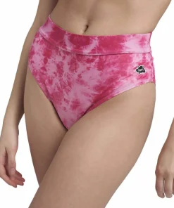 Best ColourWear Women's High Waist Bikini Nebulosa Cerise
