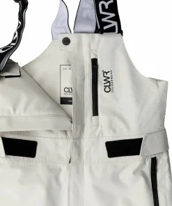 Online ColourWear Women's Slash Bib Pants Off-White