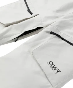 Online ColourWear Women's Slash Bib Pants Off-White