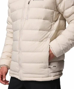 Outlet Columbia Men's Drift Peak Stretch Down Hooded Jacket Dark Stone