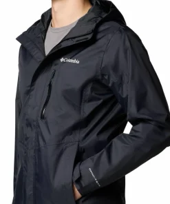 Clearance Columbia Men's Pouring Adventure III Jacket Black