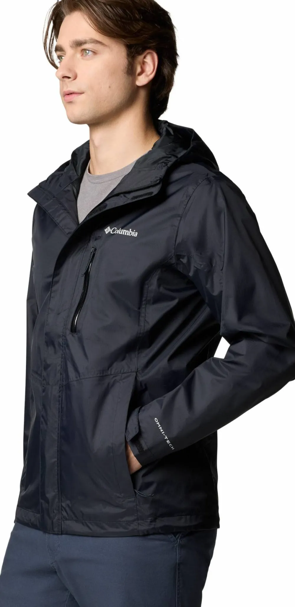 Clearance Columbia Men's Pouring Adventure III Jacket Black