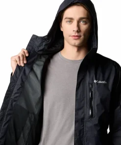 Clearance Columbia Men's Pouring Adventure III Jacket Black