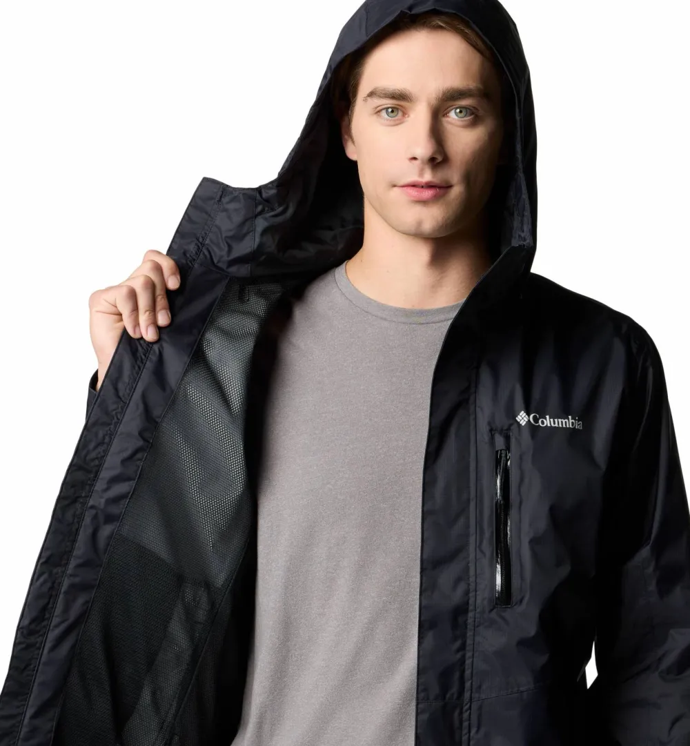 Clearance Columbia Men's Pouring Adventure III Jacket Black