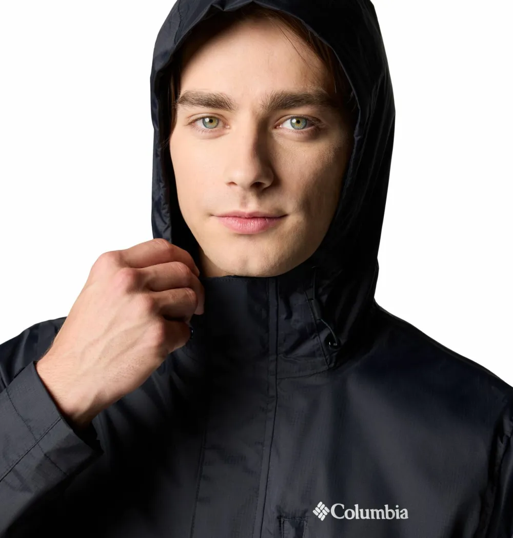 Clearance Columbia Men's Pouring Adventure III Jacket Black