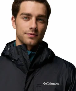 Outlet Columbia Men's Pouring Adventure III Jacket Black, City Grey
