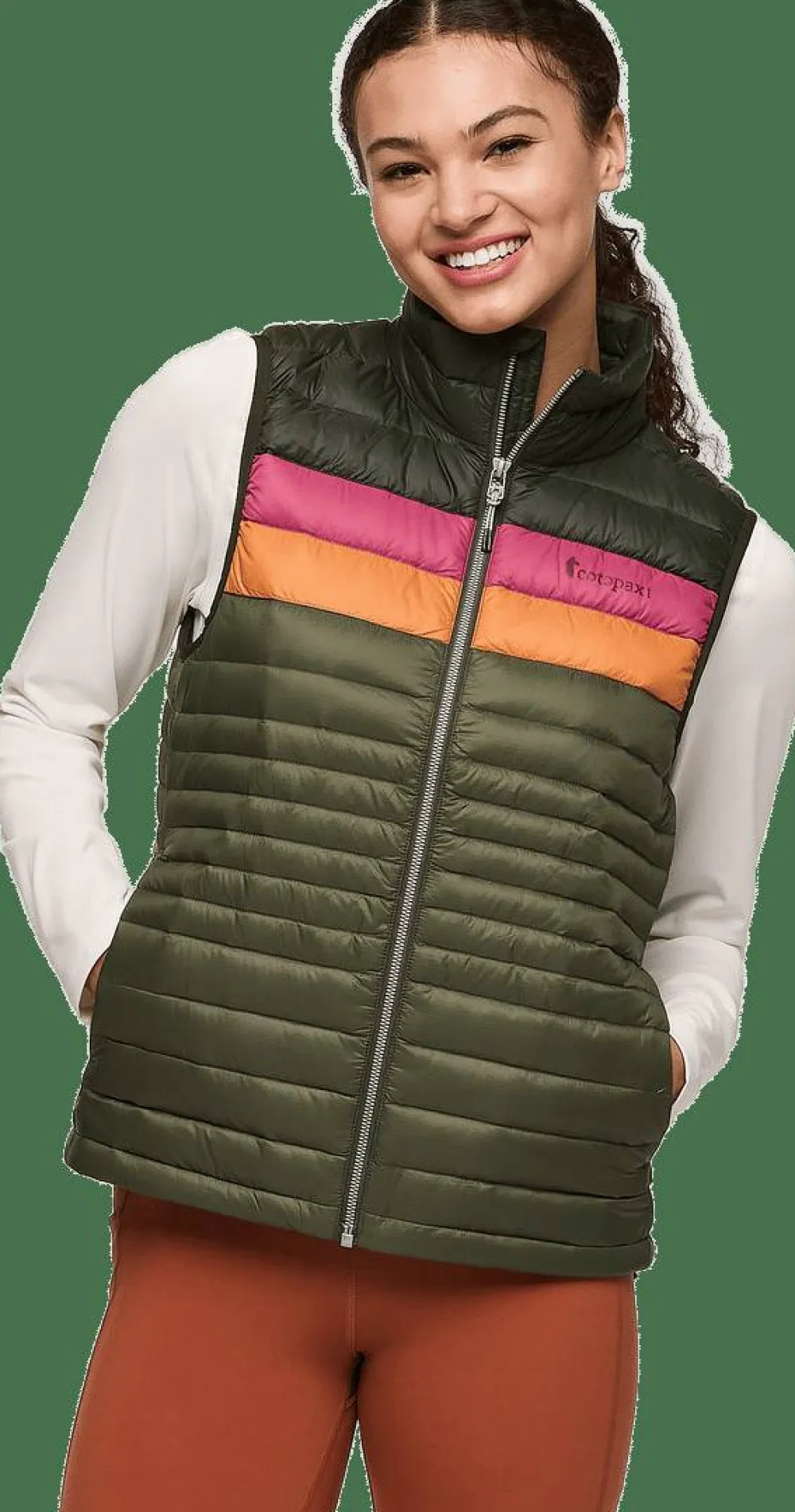 Best Cotopaxi Women's Fuego Down Vest Woods And Fatigue
