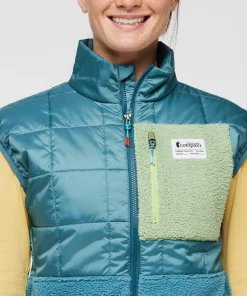 New Cotopaxi Women's Trico Hybrid Vest Blue Spruce/Drizzle