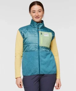 New Cotopaxi Women's Trico Hybrid Vest Blue Spruce/Drizzle