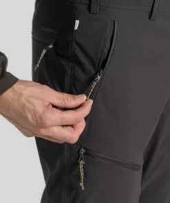 Best Craghoppers Men's Nosilife Pro Convertible Trouser III Black Pepper