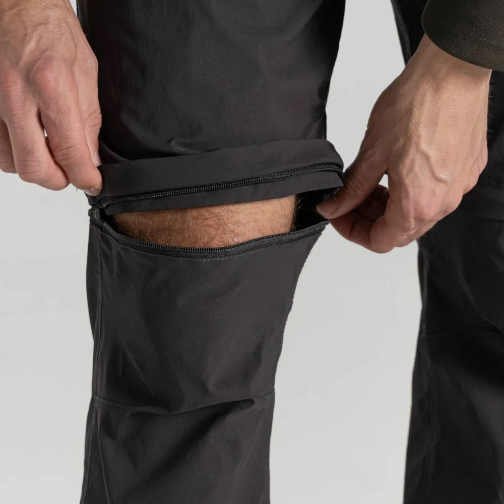 Best Craghoppers Men's Nosilife Pro Convertible Trouser III Black Pepper