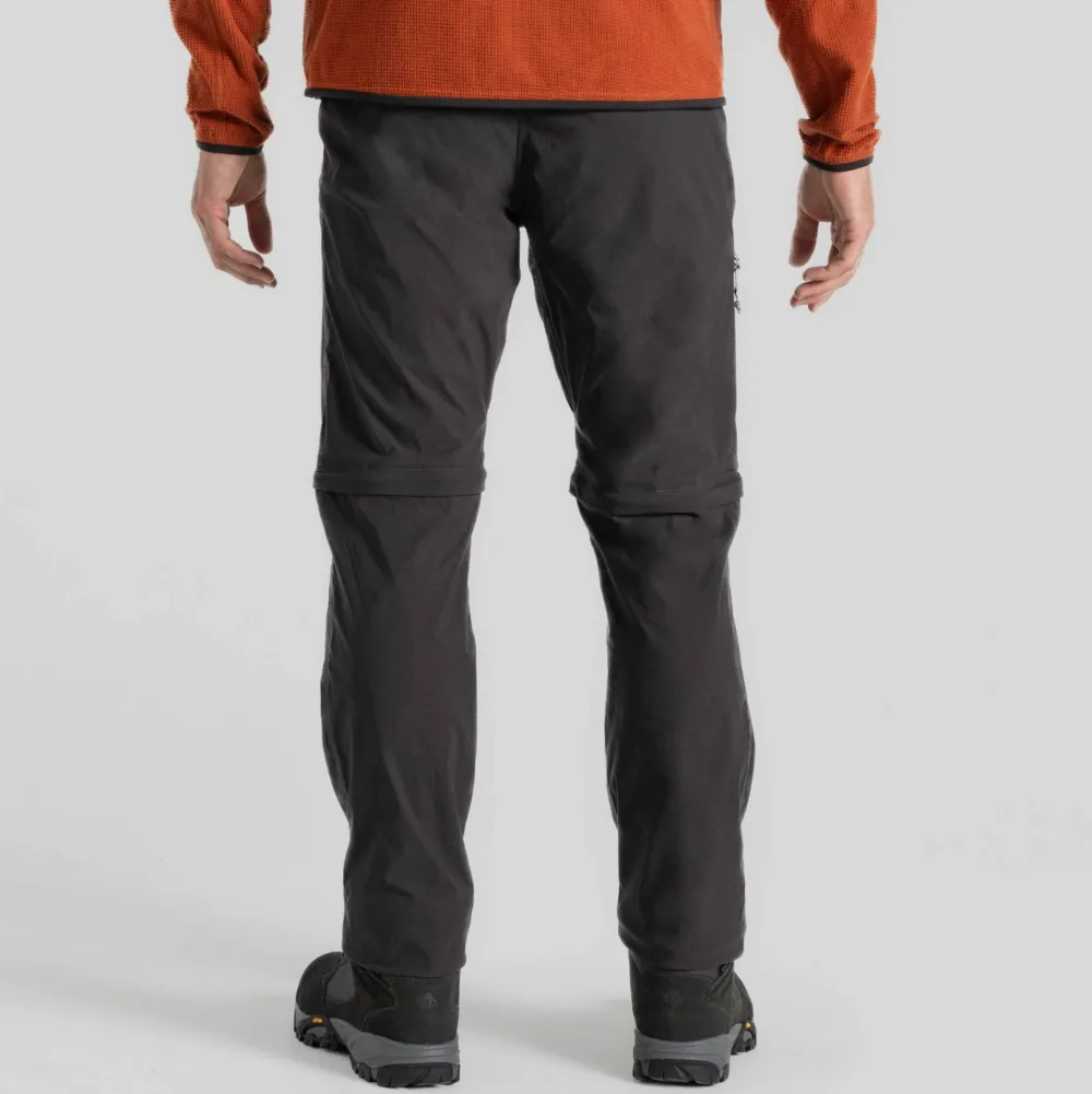 Best Craghoppers Men's Nosilife Pro Convertible Trouser III Black Pepper