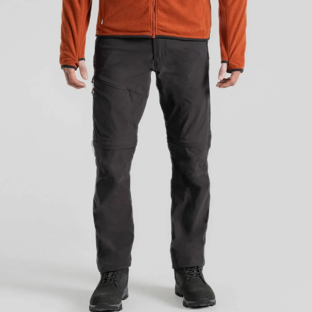 Best Craghoppers Men's Nosilife Pro Convertible Trouser III Black Pepper