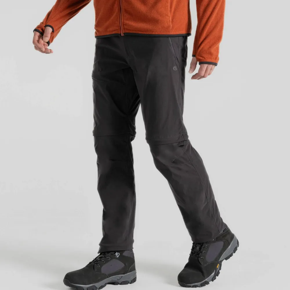 Best Craghoppers Men's Nosilife Pro Convertible Trouser III Black Pepper
