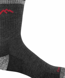 New Darn Tough Men's Hiker Micro Crew Sock Cushion Black