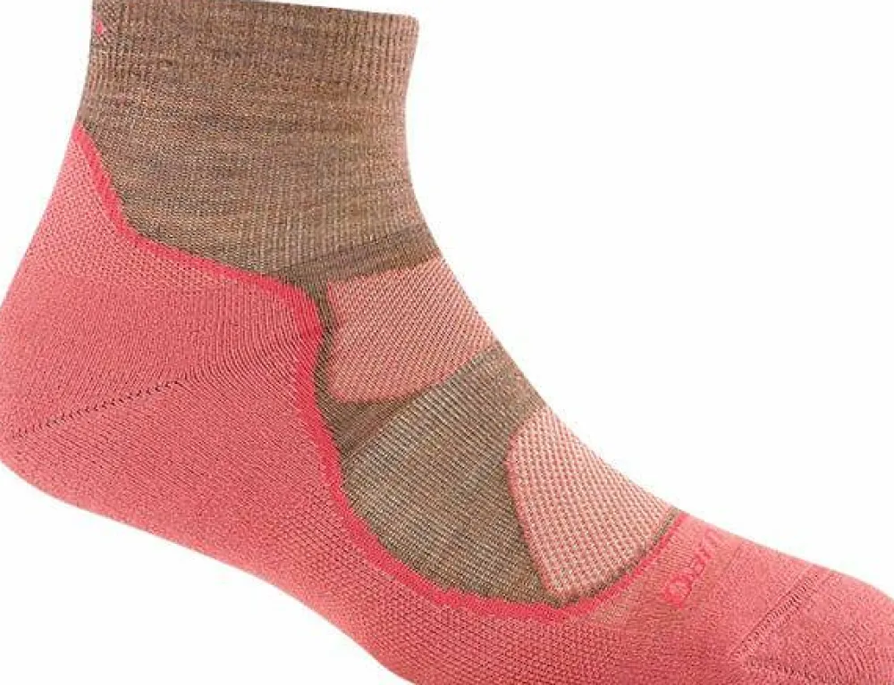 Sale Darn Tough Women's Light Hiker 1/4 Lightweight Hiking Sock Canyon