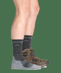 Outlet Darn Tough Women's Light Hiker Boot Lightweight Hiking Socks Slate