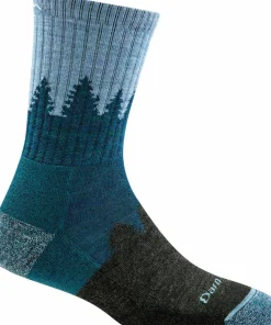Darn Tough Women's Treeline Micro Crew Cushion Blue