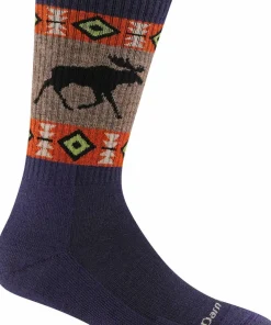 Hot Darn Tough Women's Vanna Grizzle Boot Hiking Socks Blackberry