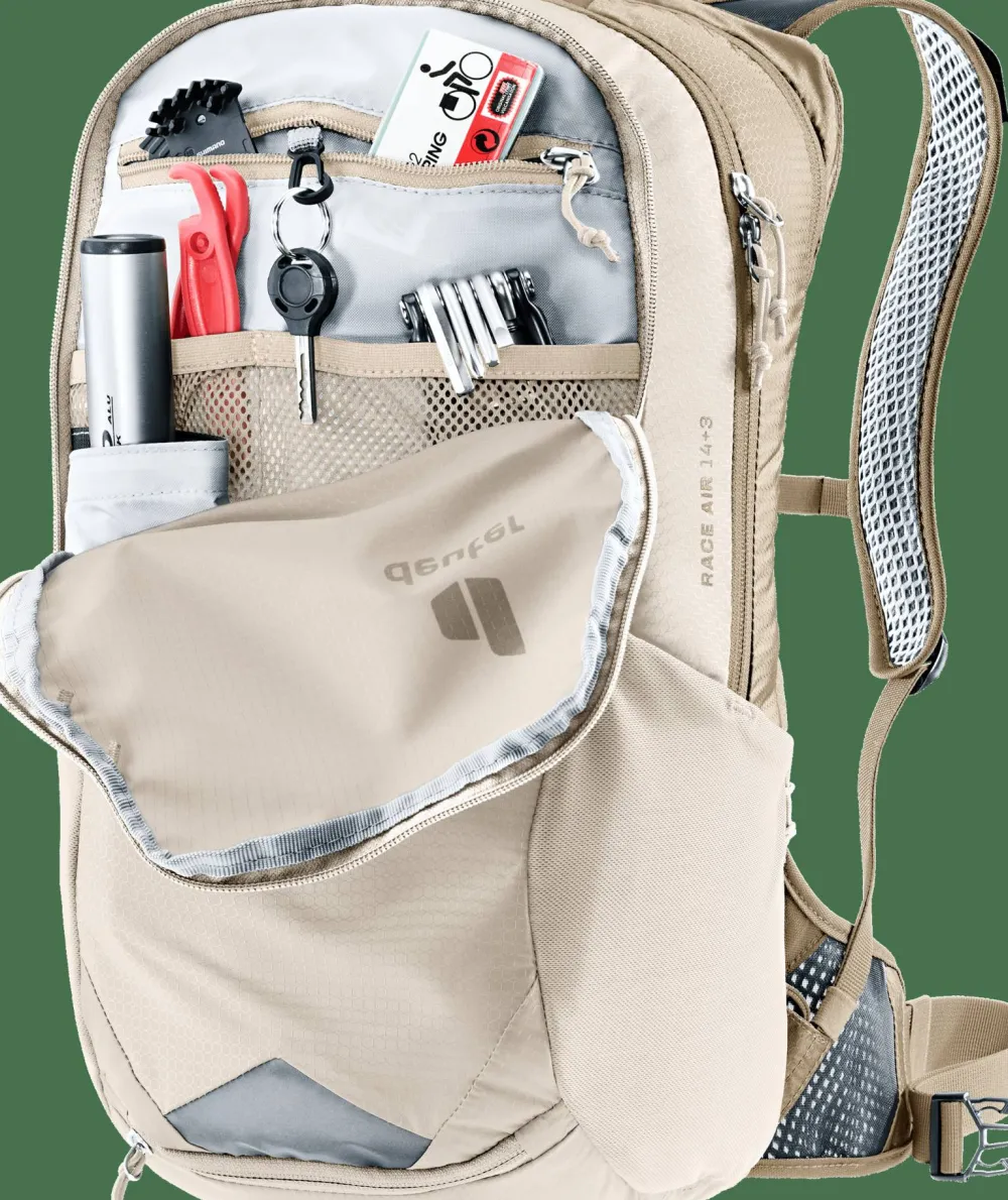 Outlet Deuter Race Air 14+3 Alu-greystone