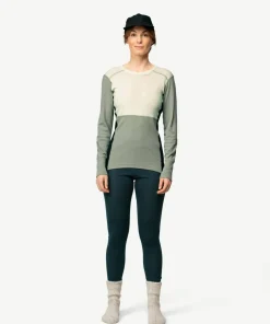 New Devold Women's Lauparen Merino 190 Shirt Raw White/Fog/Ink