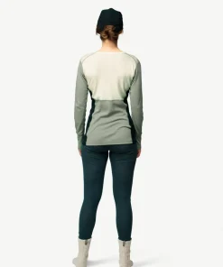 New Devold Women's Lauparen Merino 190 Shirt Raw White/Fog/Ink