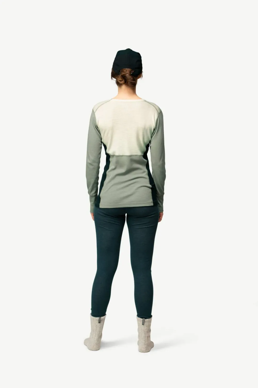 New Devold Women's Lauparen Merino 190 Shirt Raw White/Fog/Ink