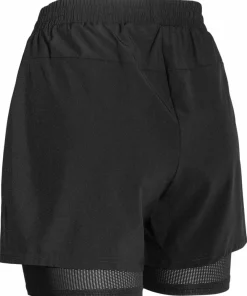 New Dæhlie Women's Shorts Run 2-in-1 Black